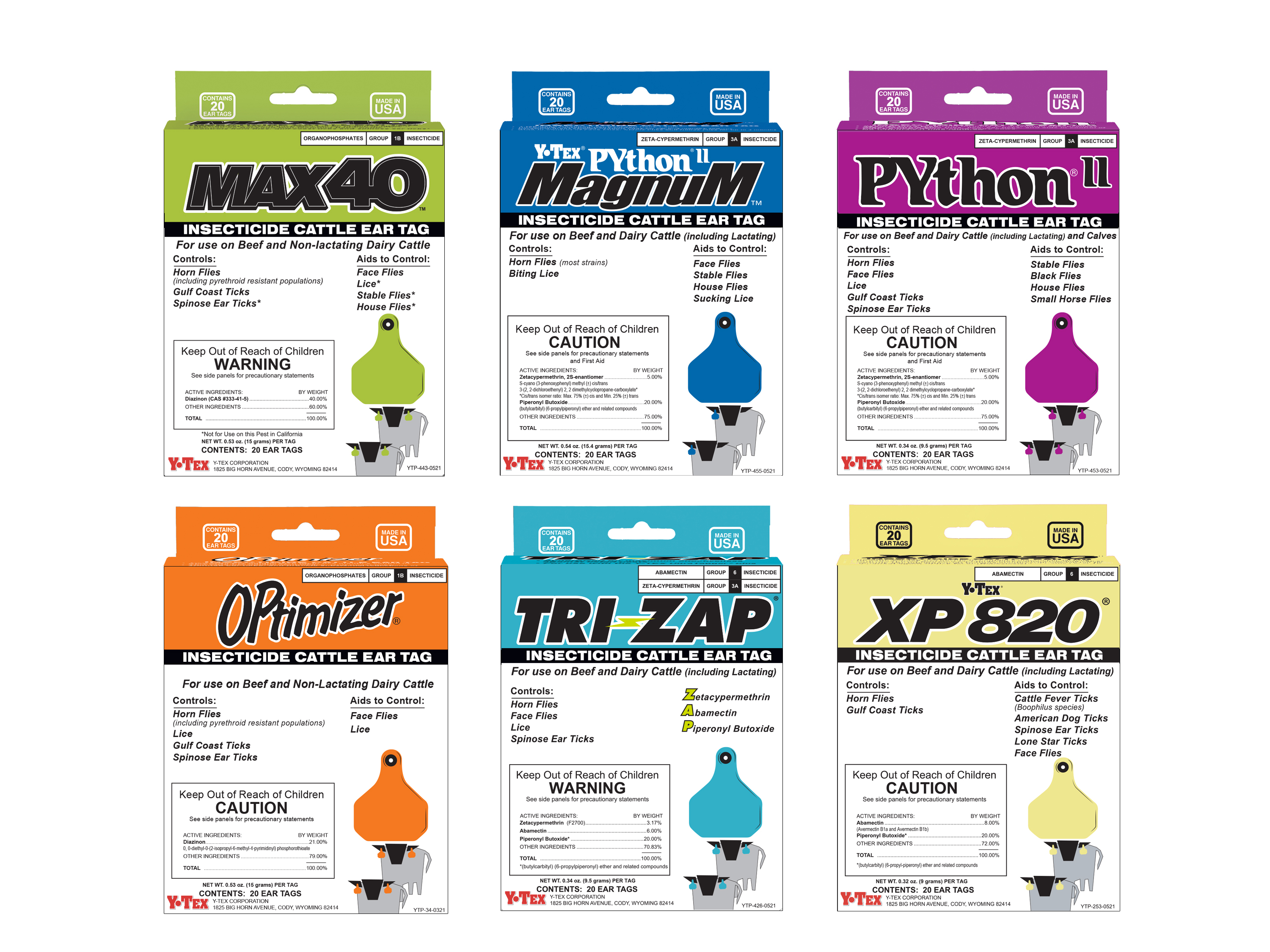 Y Tex Python Batch Y-Tex Corporation - The Nations Leader in Livestock Identificacition Tags